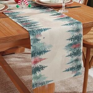 Bubolive Elegant Forest Table Runner 13" x 90"